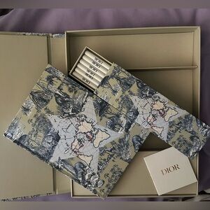 Dior Exclusive Around The World Stationary Notebook Pencils Keepsake box NIB